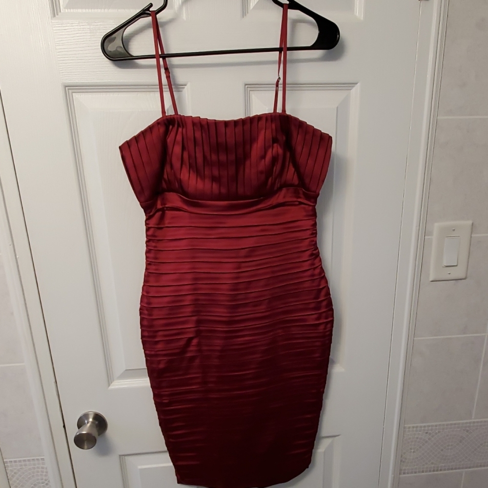 Burgundy Calvin Klein dress